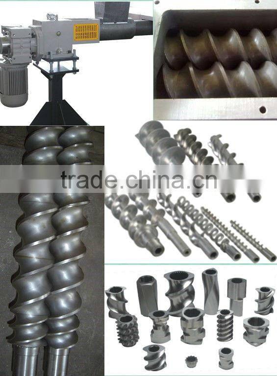 special heat-treatment screw and barrel for plastic extruder machine