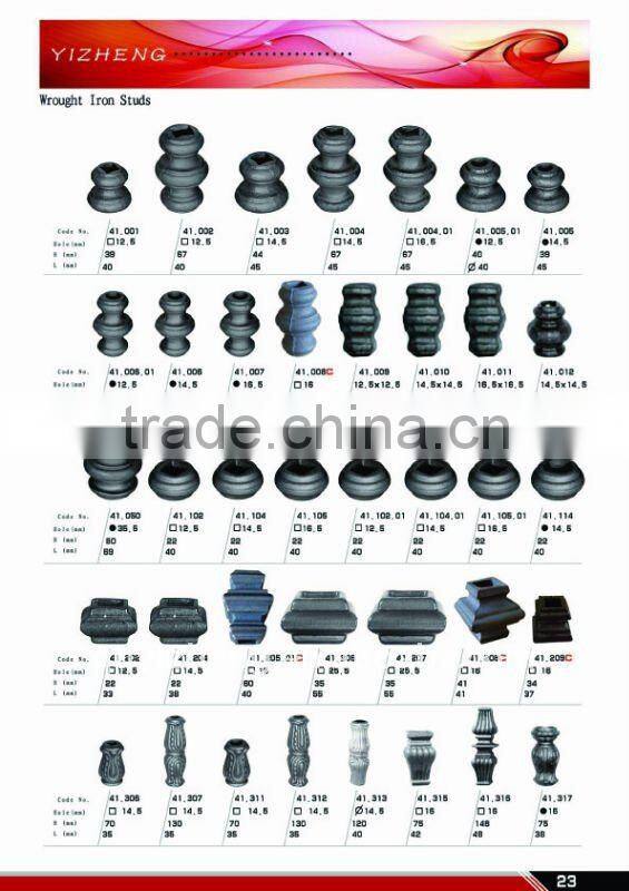 cast iron fence decorations