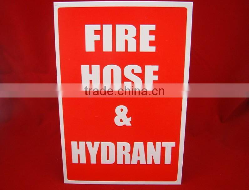 customized warning plate no smoking sign board