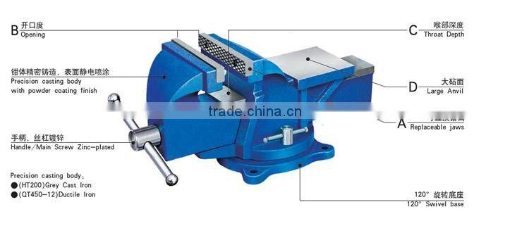 83 Series Swivel Bench Vise(Heavy Duty)