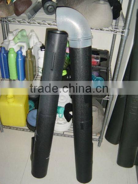 OEM Blow Molding plastic pipes hdpe poly pipe plastic tube Huizhou factory