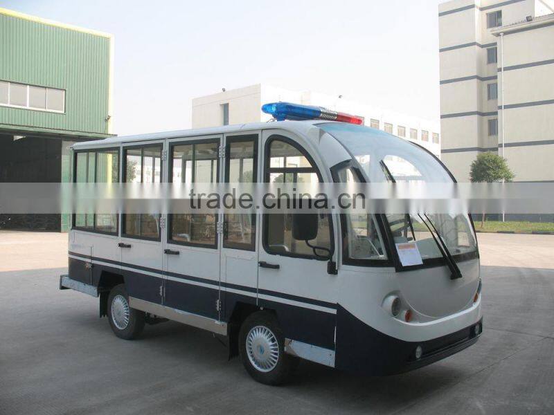 Electric shuttle bus with aluminum hard door, 14 seats ,EG6158KF, CE approved, brand new
