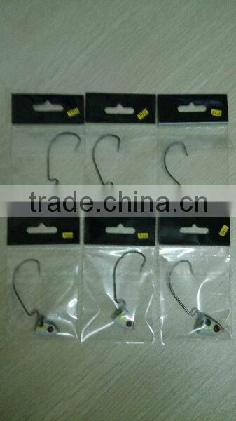 Fish Head White Tungsten Living Wiggly Jig