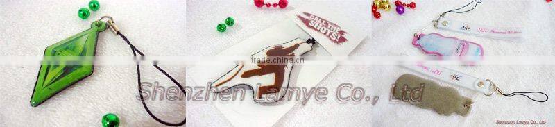 Double Side Soft PVC Mobile Phone Pendant