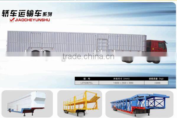 Jining 2 or 3 axle car carrier semi trailer for sale