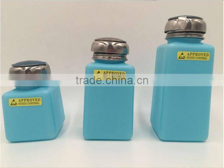 alcohol dispenser pump bottle esd alcohol bottle plastic alcohol bottle