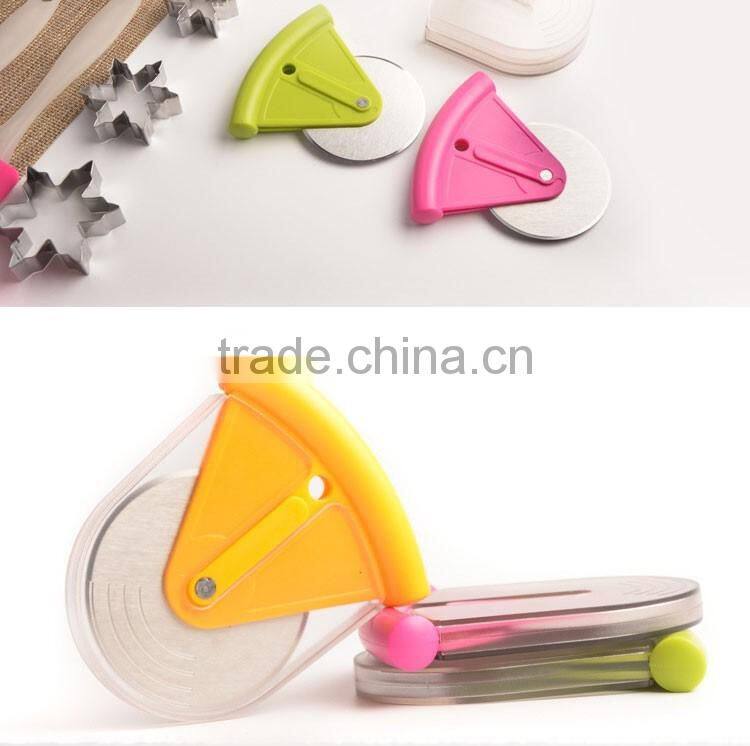 Promotional Stainless Steel Blade Pizza Cutter and Cake Server
