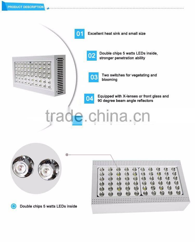 Save 30% high quality 5w chip kits 240w full spectrum led grow light