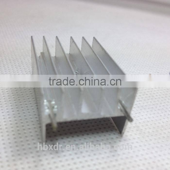 OEM high precision extruded aluminum heatsink / aluminum heat sink enclosure