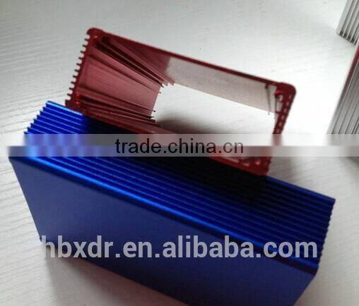 Custom Machining Aluminum Extrusion Enclosure For Electronic And Instrument