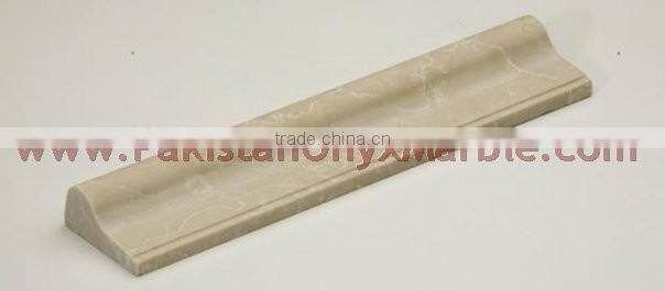 NEW VERONA BEIGE MARBLE CHAIR RAIL MOLDING