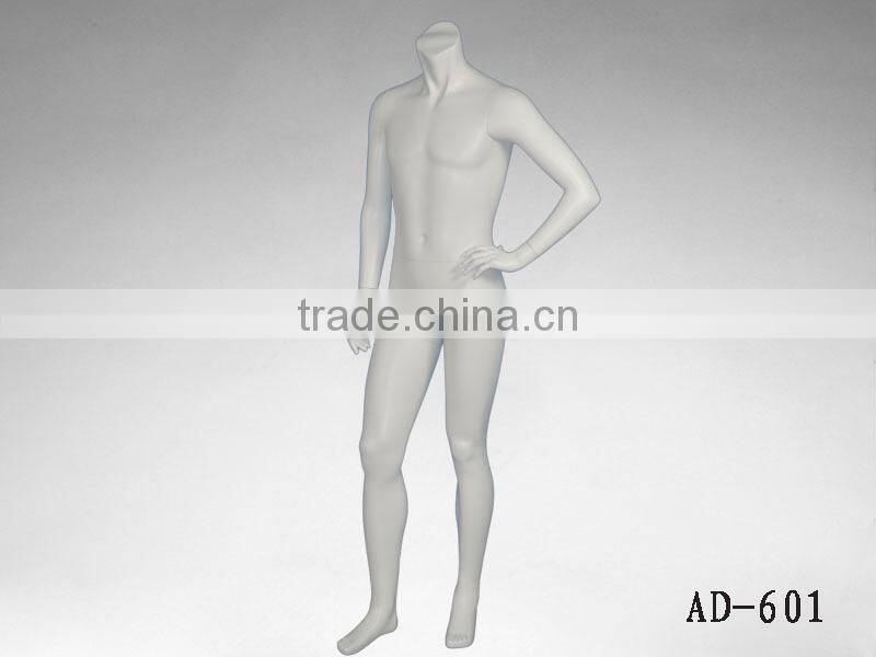 2016 cheap poseable headless display male mannequin