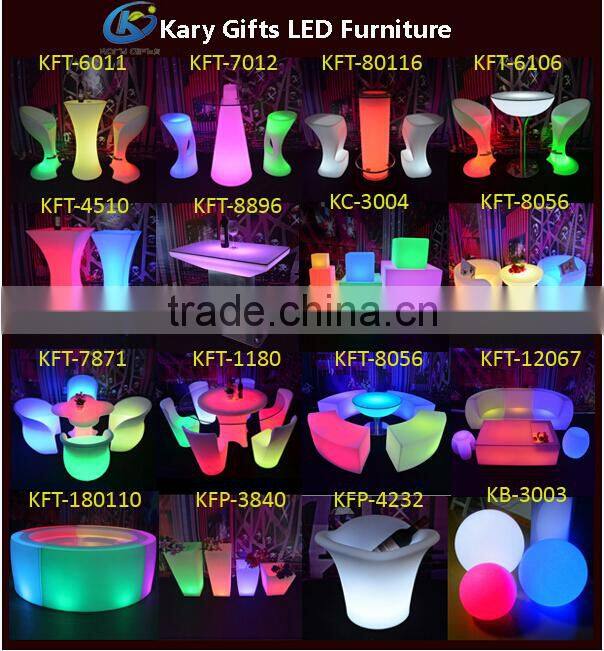 outdoor patio furniture led dining tables advertising tables glow plastic coffee table