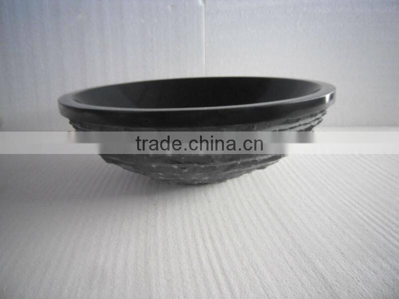 Guangxi Black Marble Bathroom Sink Washbasin