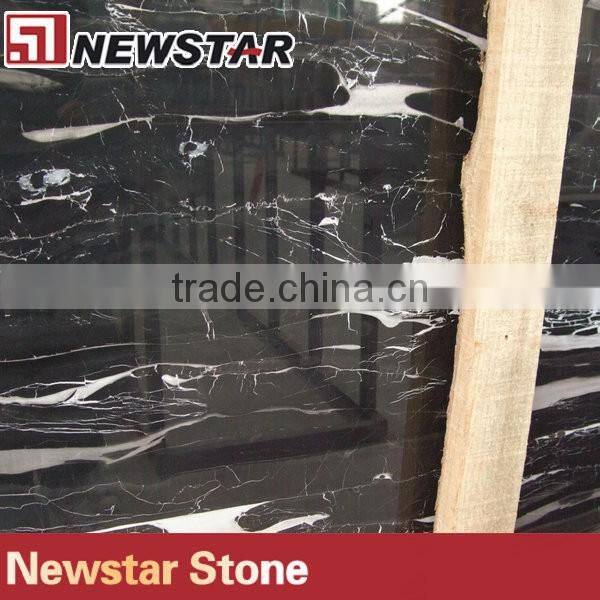 Newstar Silver Dragon Black Portoro Marble Slabtile With White Vein Price