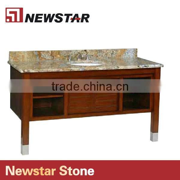 Wood vanity free standing Hotel vanity