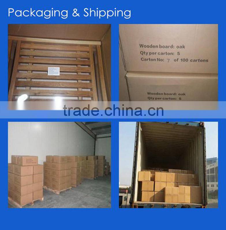 Assemble wooden garden flower shelf