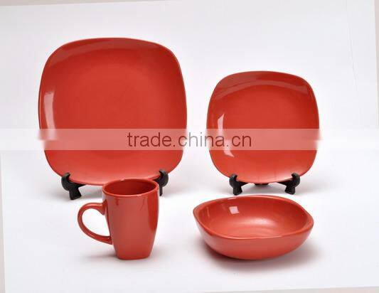 16pcs colorful international china company stoneware italian dinner sets