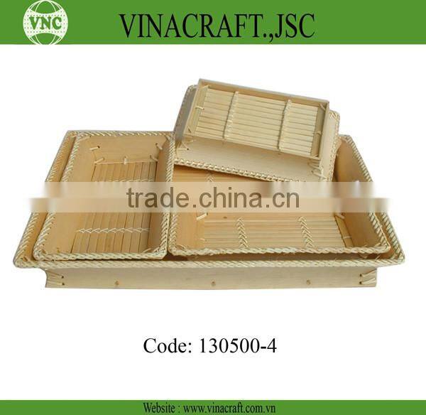Bamboo serving tray wooden serving tray
