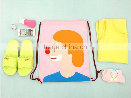 Q1123 Lovely smiling DIY plastic storage bag
