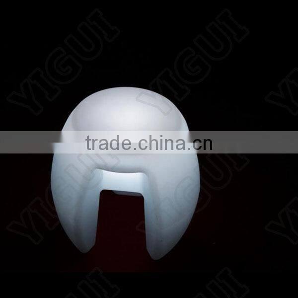 made in China bar stool Colorful plastic rechargeable led kitchen bar chair