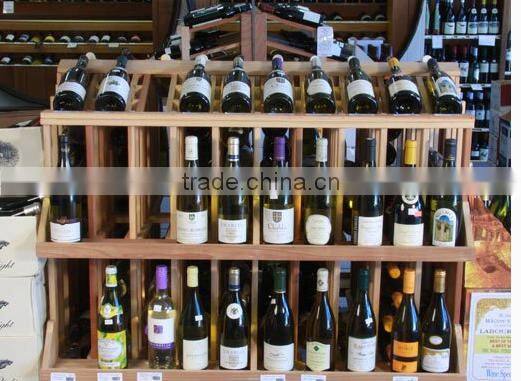 wooden bottle rack