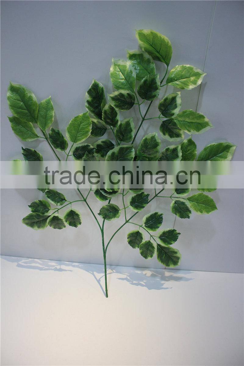 brand name artificial plants artificial leaf branch green leaf decor banyan leaf