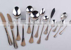 wholesale stainless steel dinnerware set with gold plating