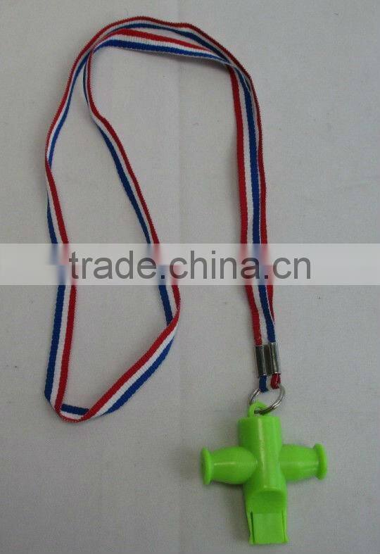 hot-selling samba plastic whistle/ cross whistle