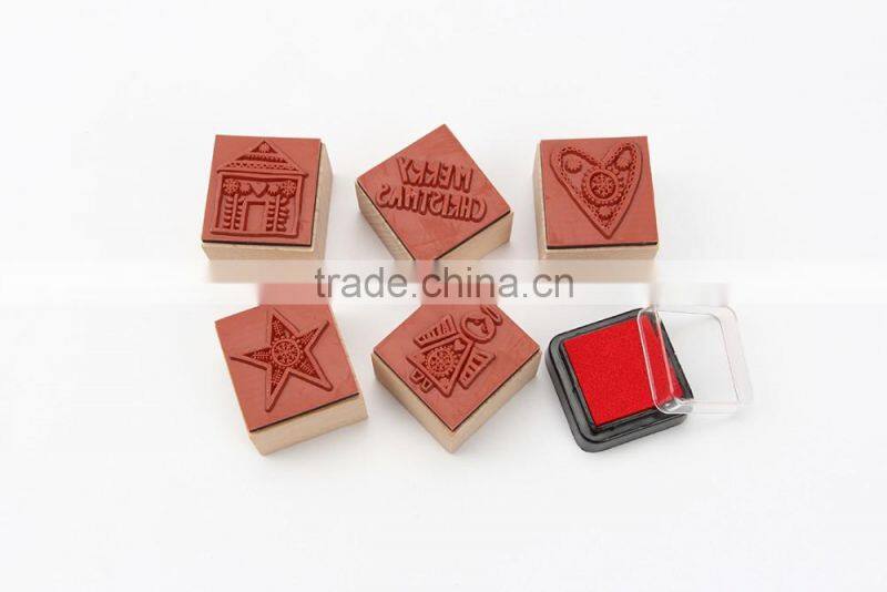 Beautiful design custom mini wooden Kids stamp