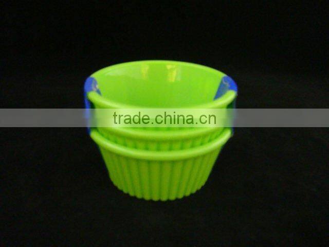 white melamine handle cup