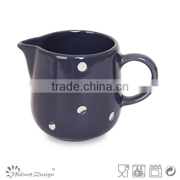 top selling ceramic dots sugar and creamer