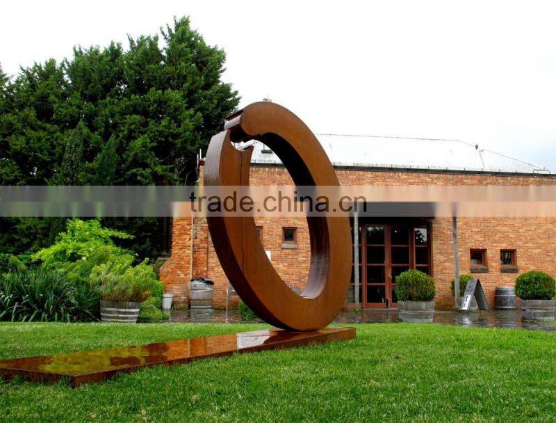 art deco riproduzioni sculpture from metal or corten steel for garden