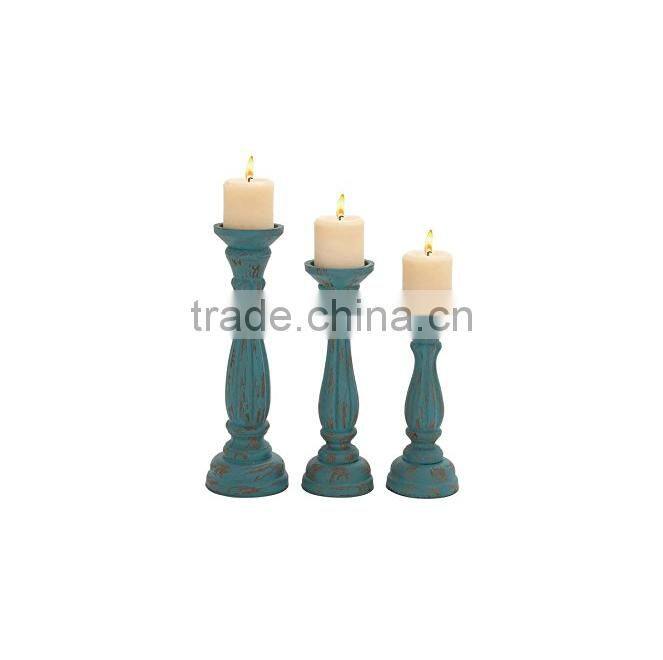 Homer Deco Wood Candle Holder