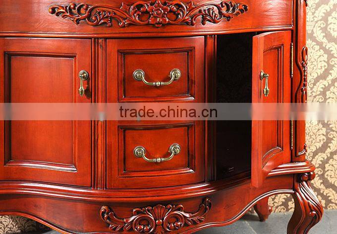Bisini Furniture ,American Style Vanity Unit Design,Classical Vanities For Bathroom,High Quality Mirror Cabinets(BF08-4064)