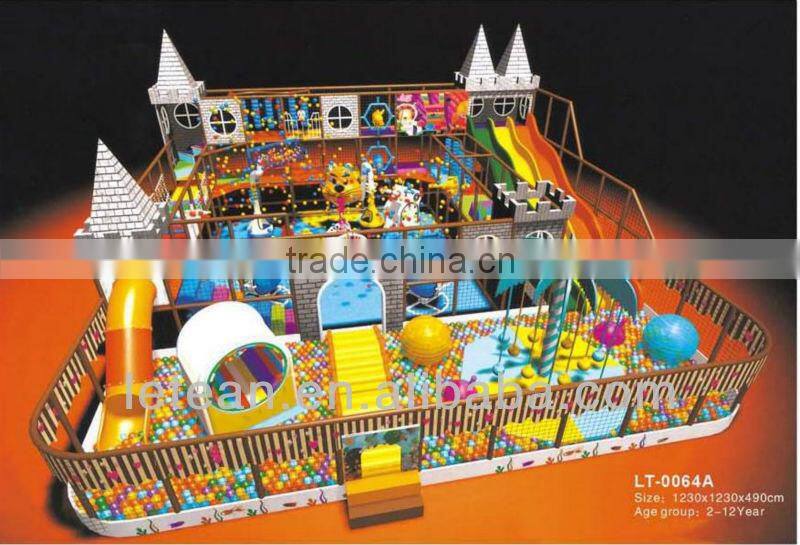 2013 newest hot sale indoor playground naughty castle LT-0064A
