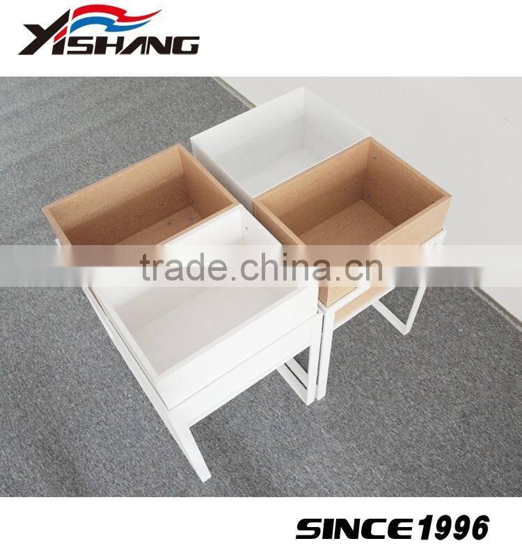 Retail shop free standing metal furniture store display