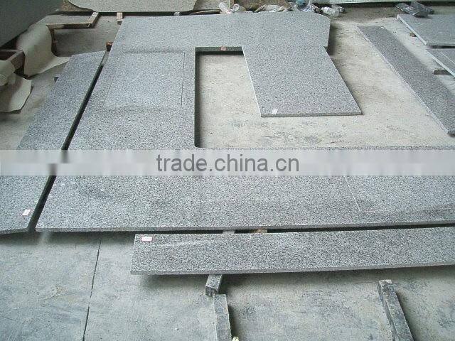Cheap Chinese granite G603 customized kitchen countertop and island top
