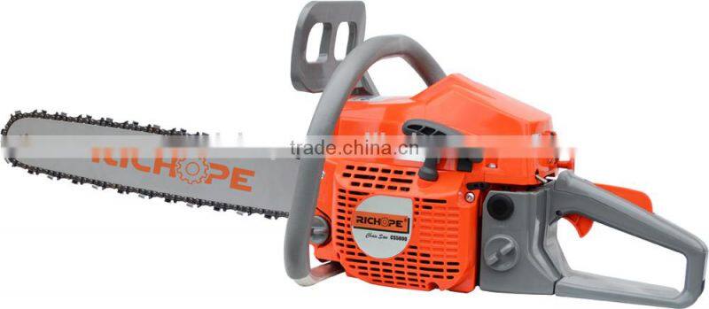 zm5800 big chain saw with high quality spare parts for farm and forest use
