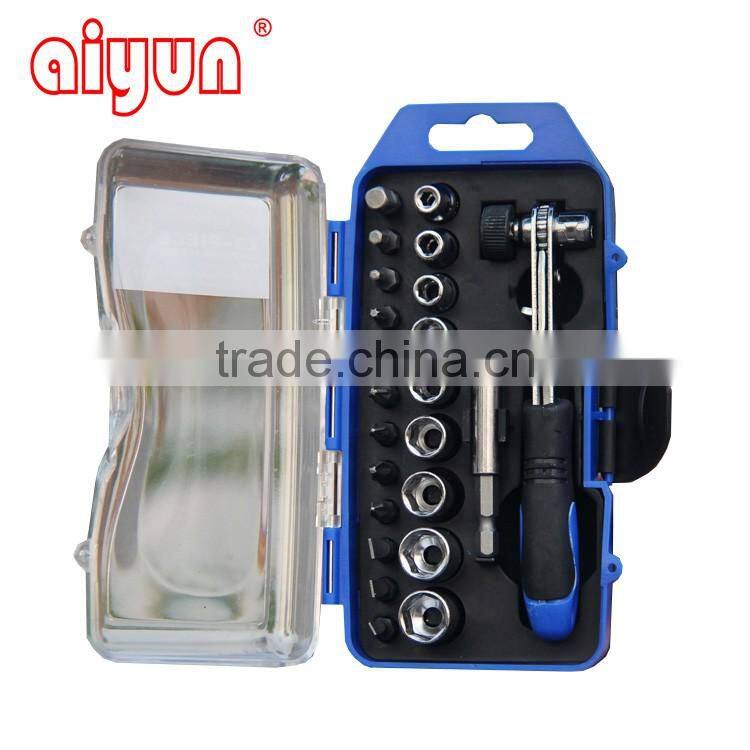 23pcs screwdriver bits set socket ratchet tools driver sets