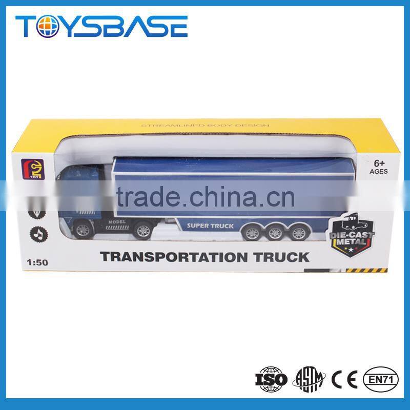 Customized Logo OEM Designed 1/50 22.5 11.75 Alloy Toys Wheels Tanker Container Metal Diecast Truck Model