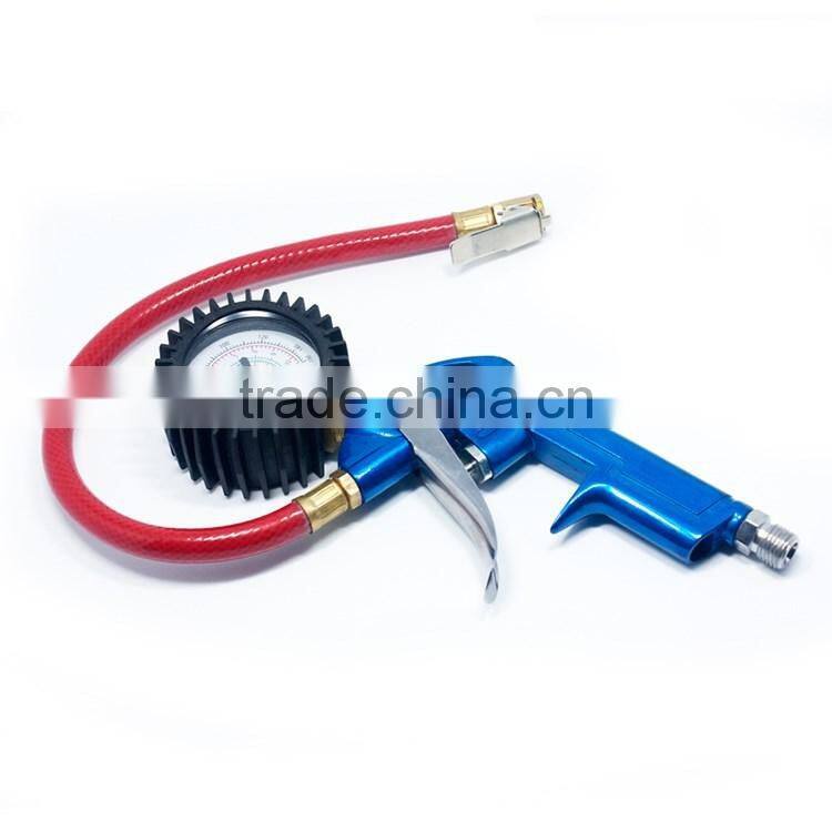 Professional Tire inflating gun tire with pressure presicion gauge