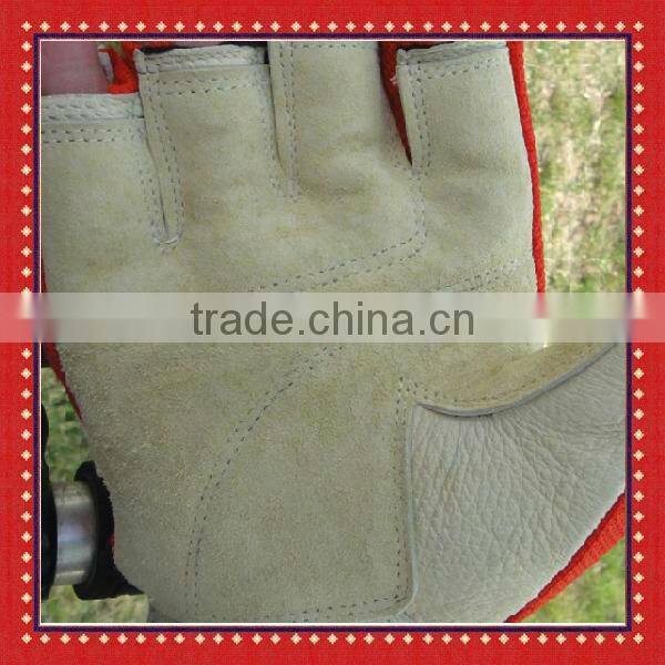 Hand made Leather cycling gloves