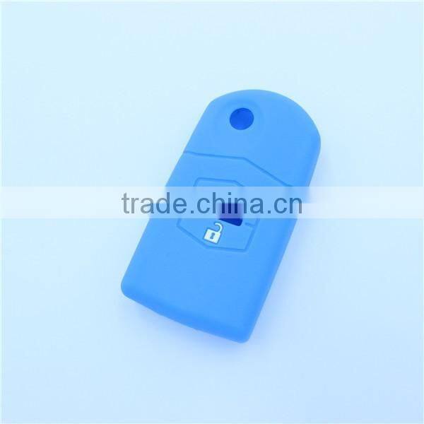 SOFT SILICONE CAR FLIP KEY COVER FOR MAZDA 3 2 6 MPS SP23 CX7 CX9
