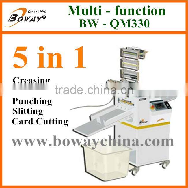 BOWAY Q330C High Speed 320mm X 999mm auto paper feeding Business Card Cutter
