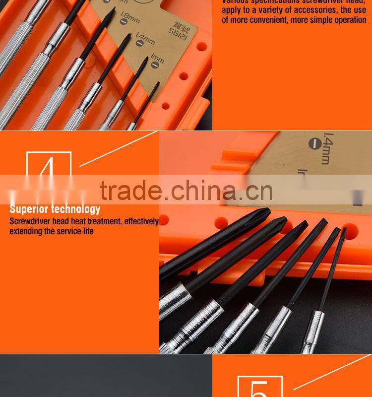 6 pcs precision Screwdriver Set handle tools fastening tools