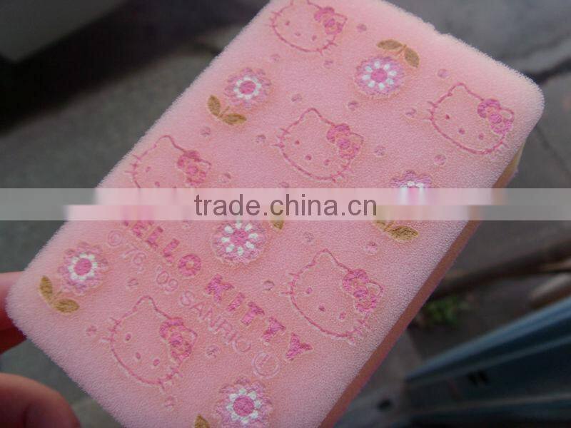 kids mesh bath pouf bath cleaning sponge
