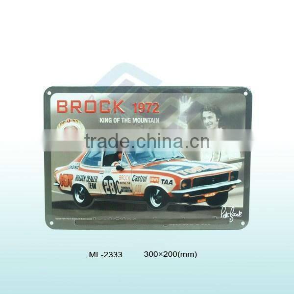 Tin sign board , metal sign board , tinplate advertising board