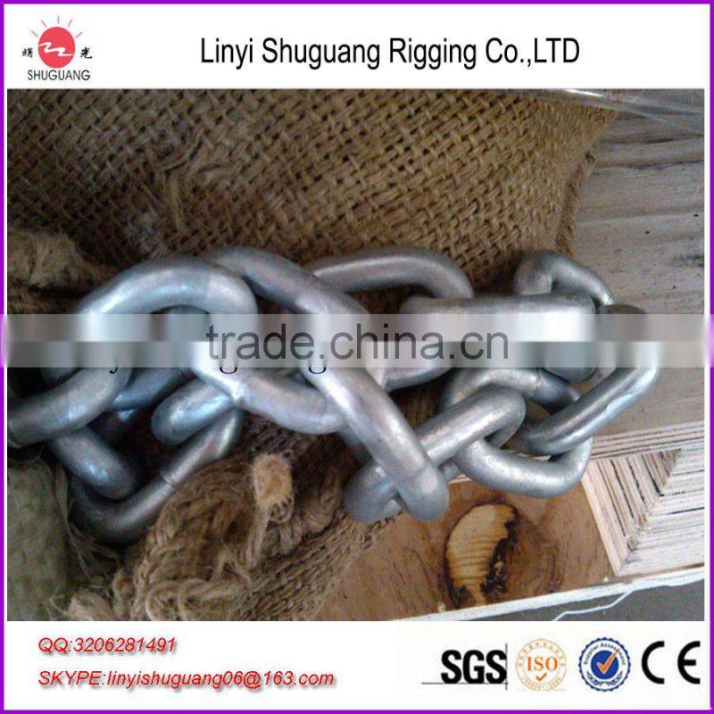 Galvanized Grade 30 Proof Coil Chain With Different Size