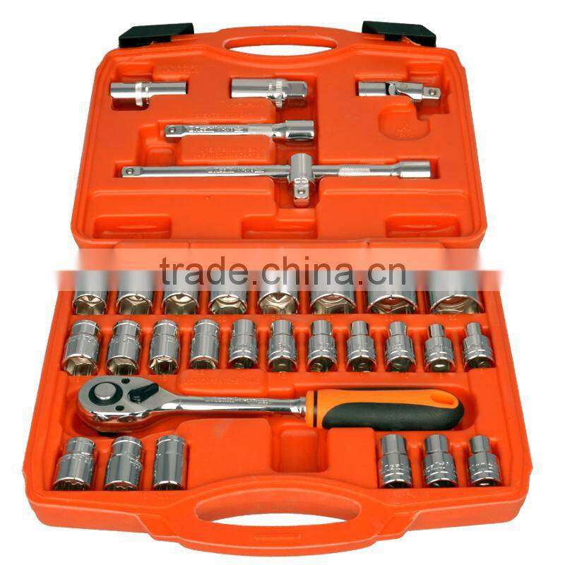 AK-9772 32 pcs 1/2 inch high grade socket tool set